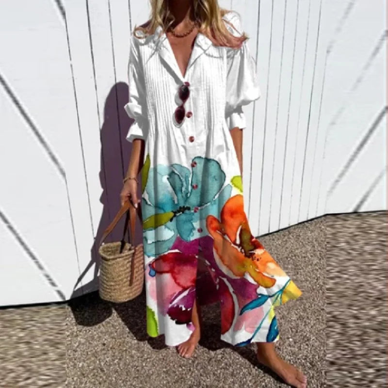 Echoarchiv | Luxuriöses Frühlings-Bohemian-Kleid