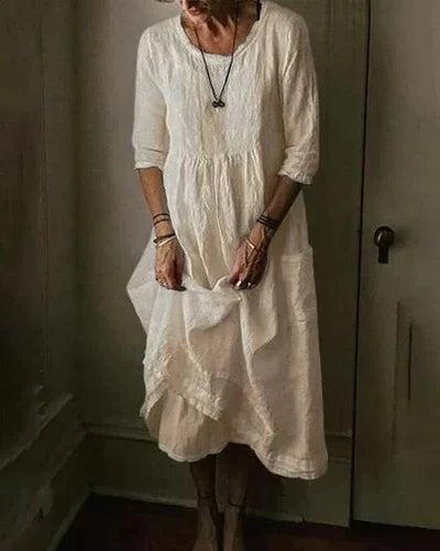 Echoarchiv | Oversize Kleid aus Baumwolle für Frauen