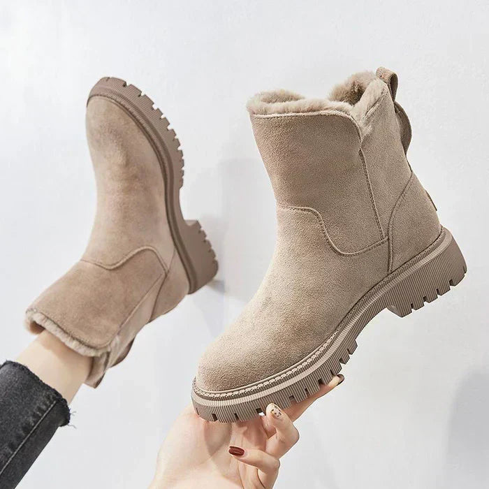 Echoarchiv | Damen Gefütterte Winter-Stiefeletten mit Reißverschluss