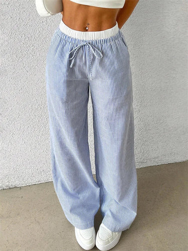 Echoarchiv | Gestreifte Hose mit Weitem Bein