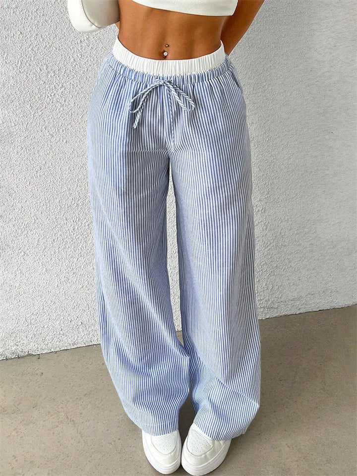 Echoarchiv | Gestreifte Hose mit Weitem Bein