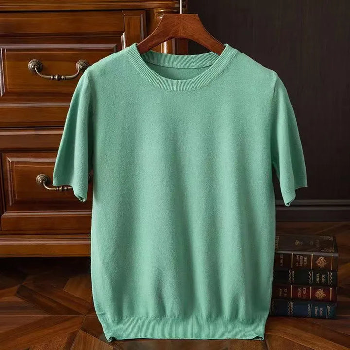 Echoarchiv | Kaschmir Kurzarm T-Shirt
