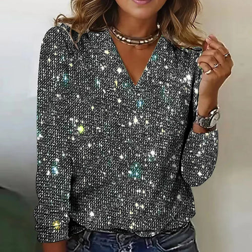 Echoarchiv | Glimmer Bluse Glänzend und Elegant Stilvoll