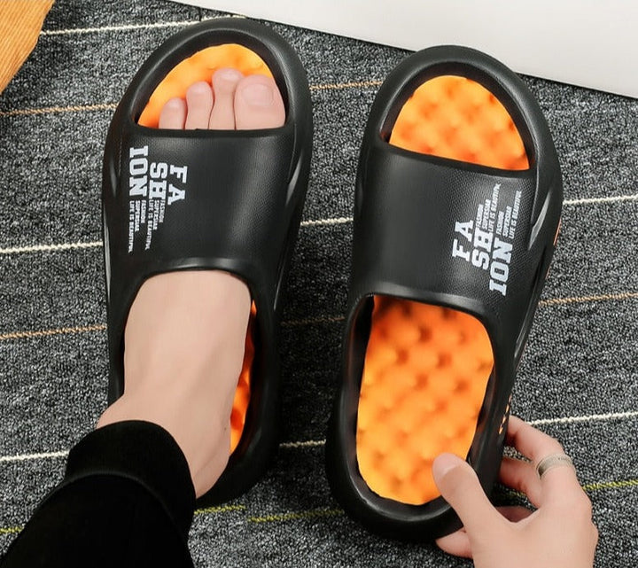 Echoarchiv | Luxus Orthopädische Badeslipper mit Weichem Fußbett und Rutschfester Sohle