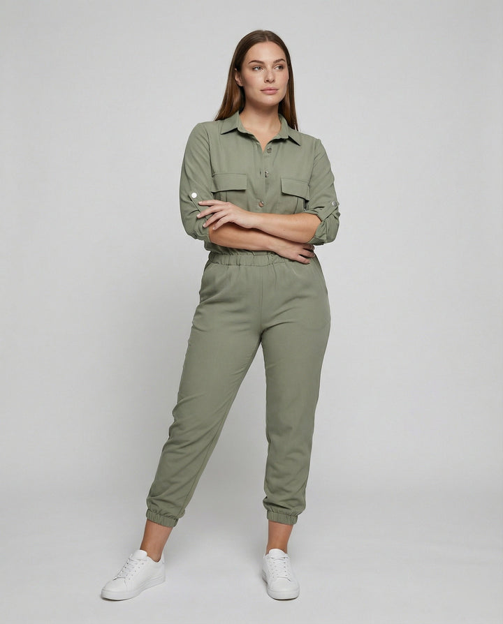 Echoarchiv | Overall mit umgeschlagenem Kragen für Damen Freizeitkleidung