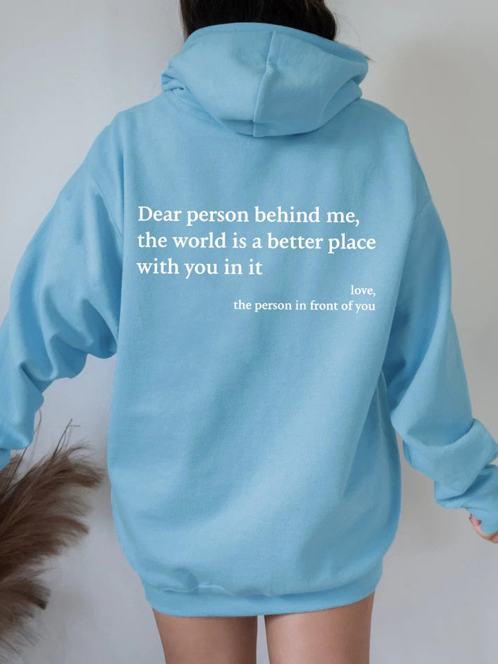 Echoarchiv | Angel Liebe Person Hinter Mir Unisex Hoodie