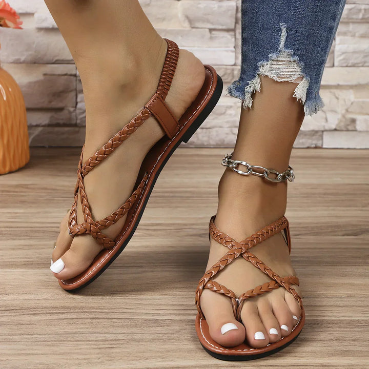 Echoarchiv | Veronica Flache Sommersandalen für Frauen
