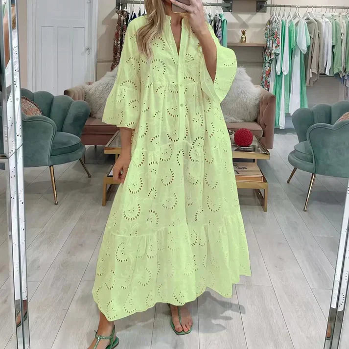 Echoarchiv | Elegantes Kleid mit Lochstickerei
