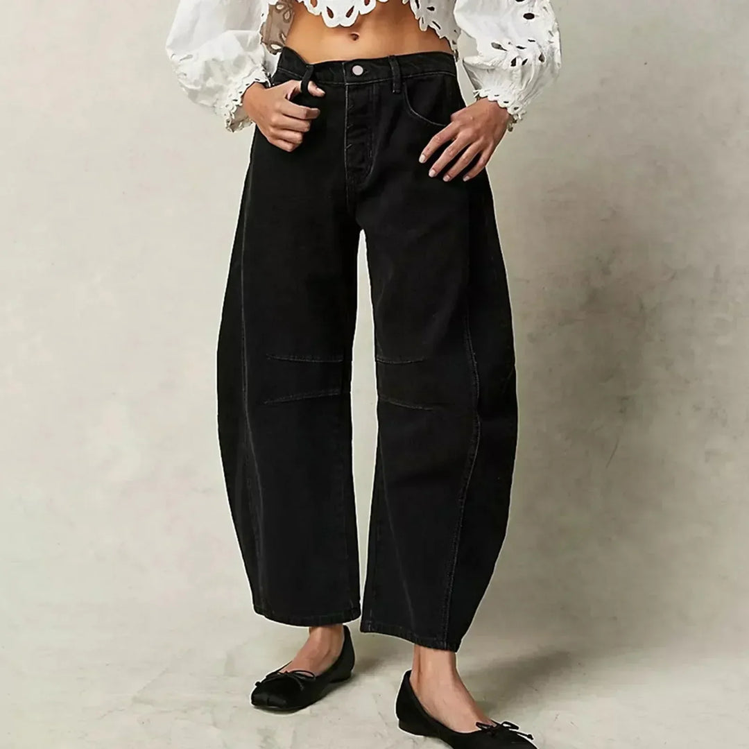 Echoarchiv | Damen Weite Beinhose Denim
