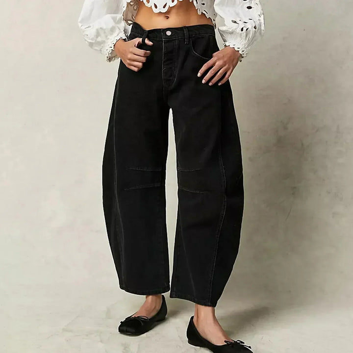 Echoarchiv | Damen Weite Beinhose Denim