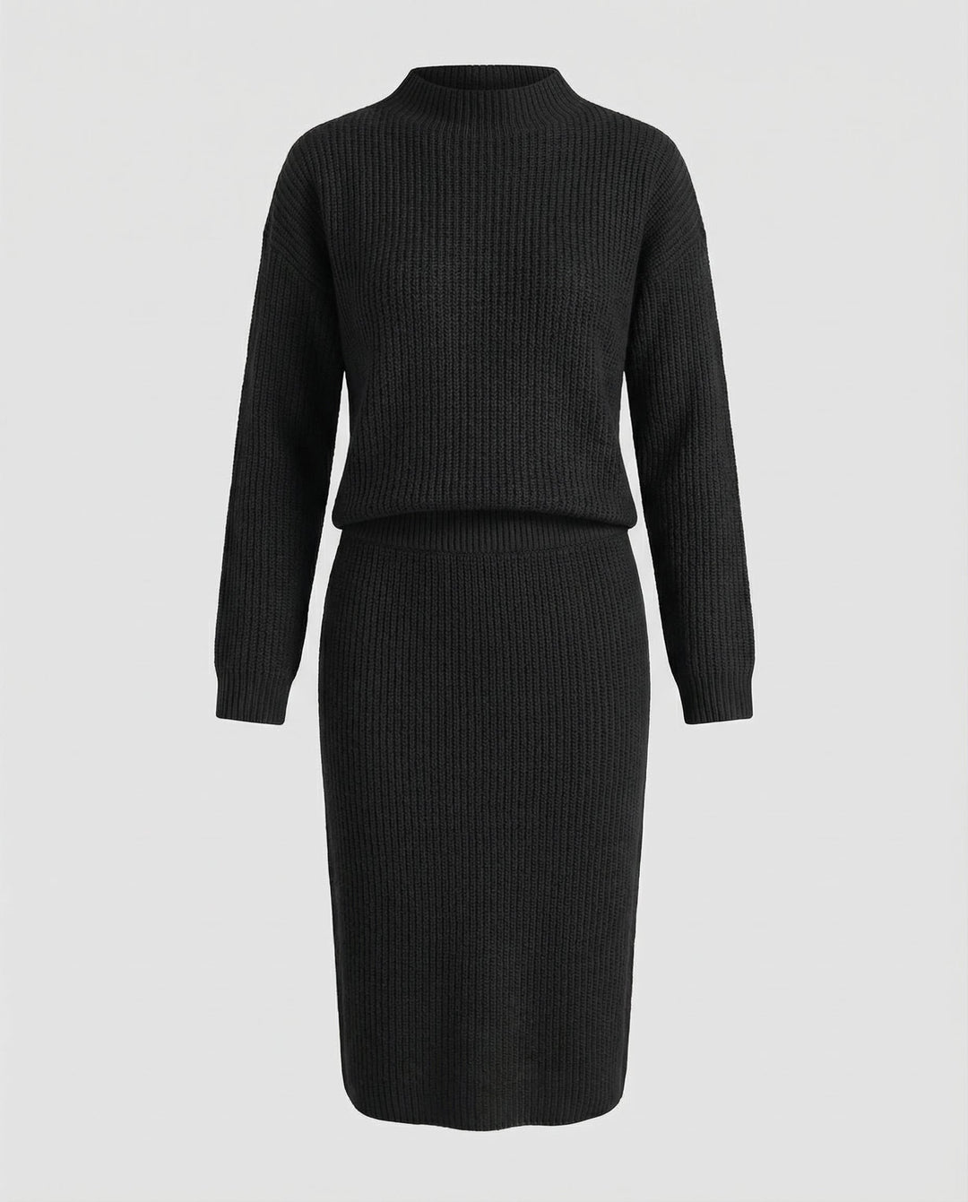 2-teiliges Damen Set aus Pullover und Rock | Echoarchiv