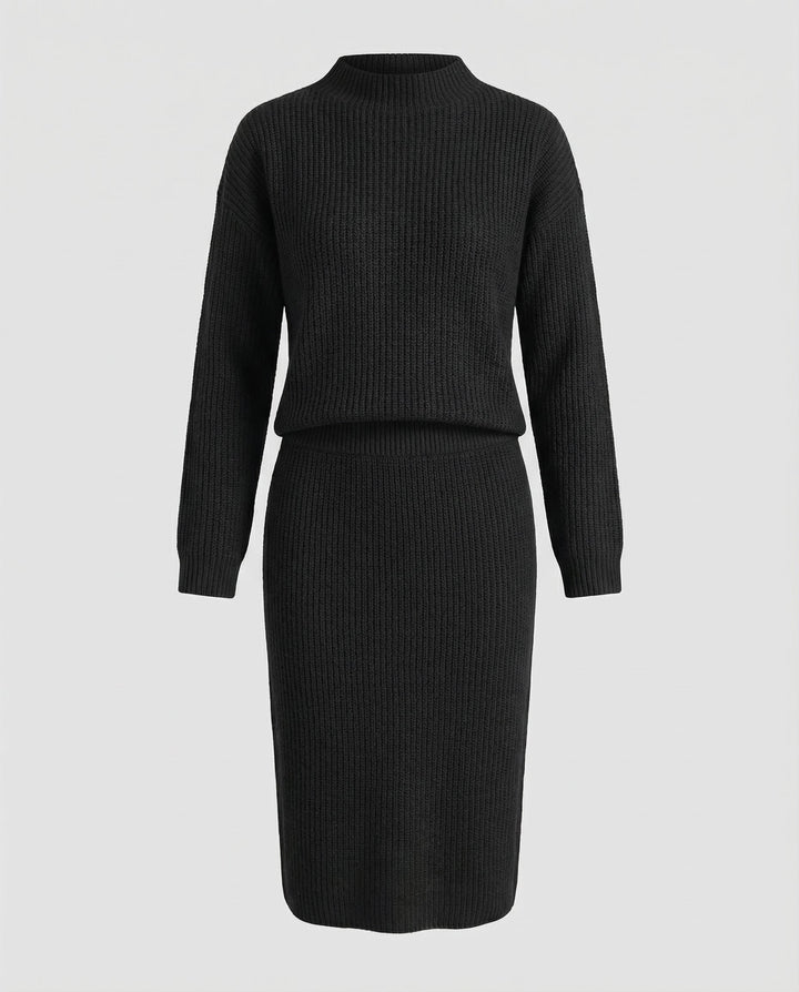 2-teiliges Damen Set aus Pullover und Rock | Echoarchiv
