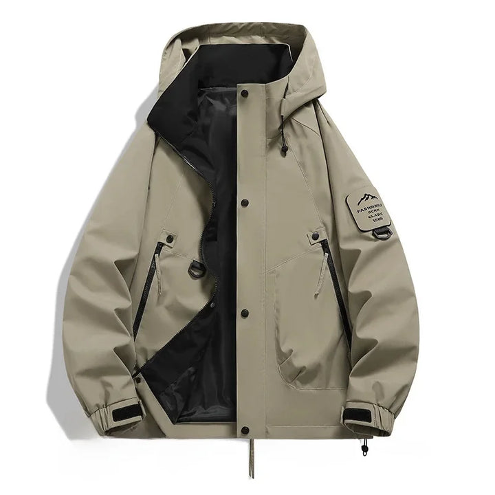 Echoarchiv Damen WindbrEchoarchivker Jacke mit Kapuze und Stehkragen