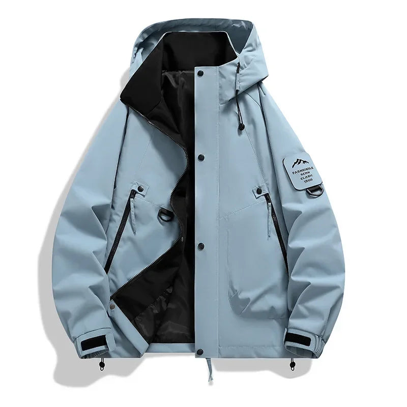 Echoarchiv Damen WindbrEchoarchivker Jacke mit Kapuze und Stehkragen
