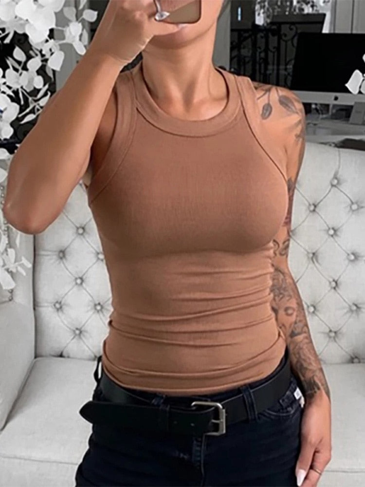 Echoarchiv | Klassisches Körpergefühl Damen Ripp-Tanktop