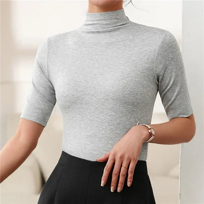 Echoarchiv | Ultra-Dünner Nahtloser Rollkragenpullover