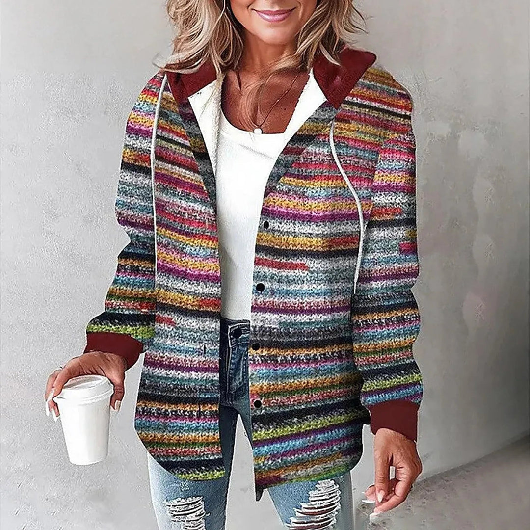 Echoarchiv | Kariertes Komfort-Hoodie