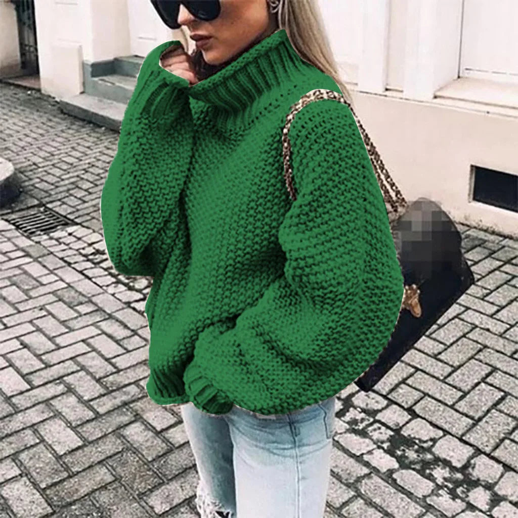 Echoarchiv | Rollkragen Warmer Strickpullover