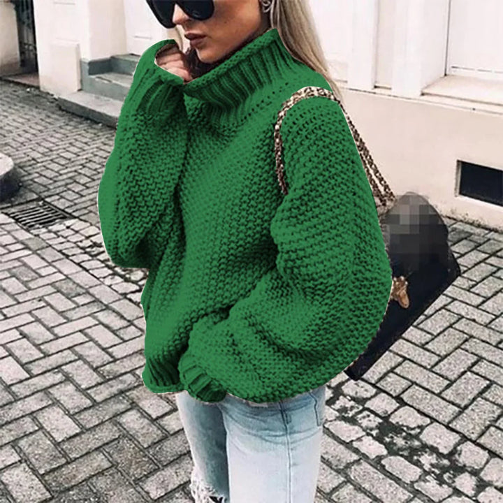 Echoarchiv | Rollkragen Warmer Strickpullover