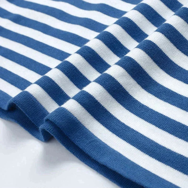 Echoarchiv | Elegantes Gestreiftes T-Shirt Leichter Stoff