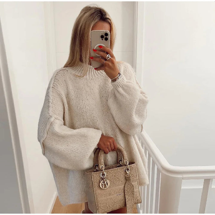 Echoarchiv - Flauschiger Oversize Strickpullover