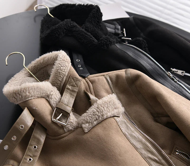 Echoarchiv | Sherpa-Fleece-Bomberjacke