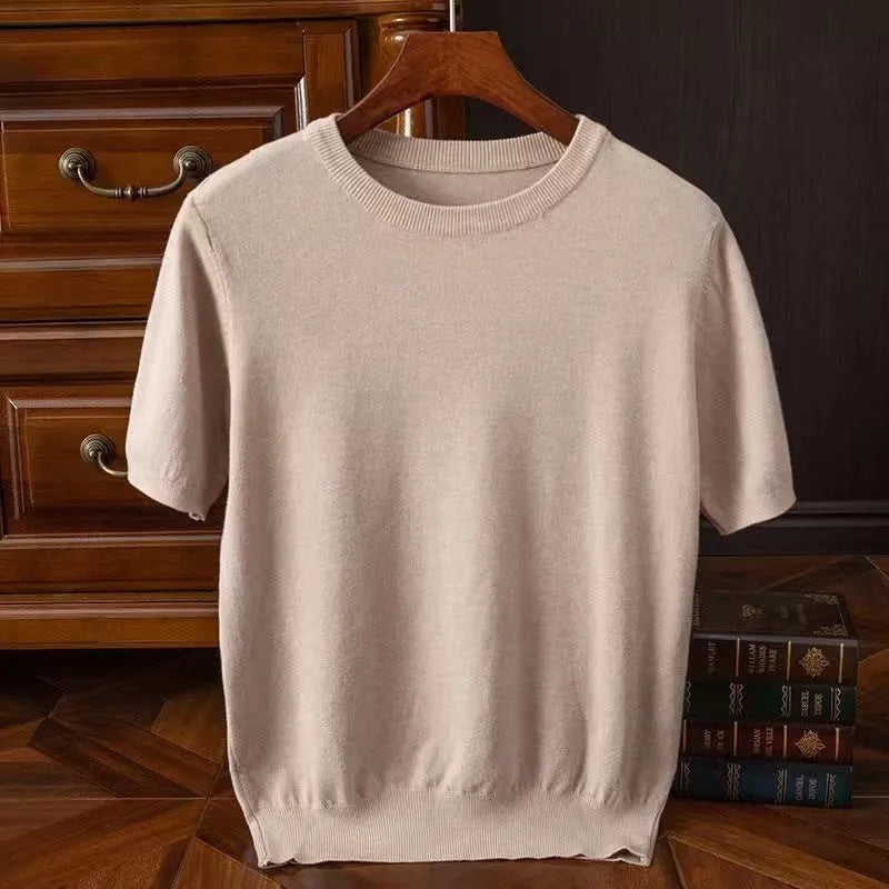 Echoarchiv | Kaschmir Kurzarm T-Shirt