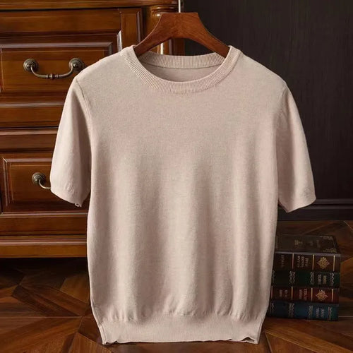Echoarchiv | Kaschmir Kurzarm T-Shirt
