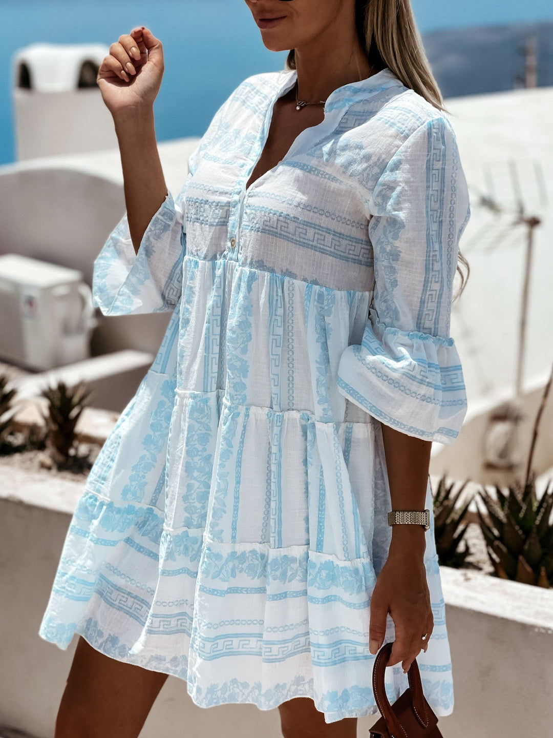 Echoarchiv | Boho Tunika Kleid mit Schichten Millana
