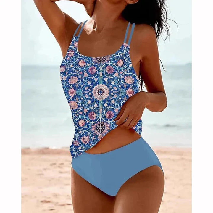 Echoarchiv | Stylischer Bedruckter Tankini BadEchoarchivnzug