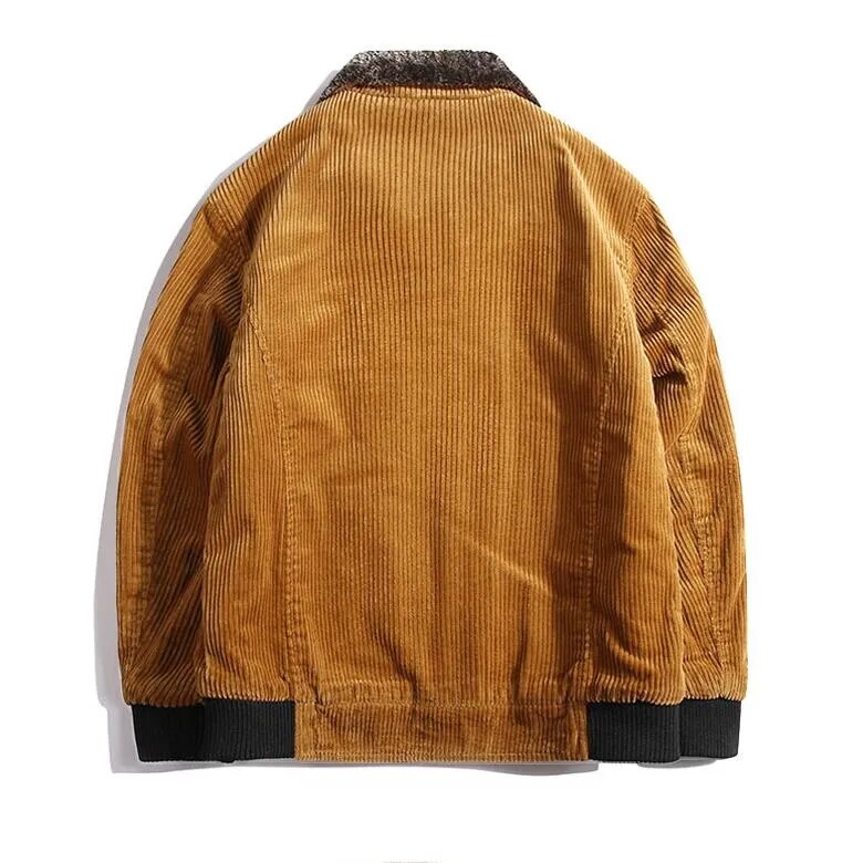 Stilvolle Winter-Cordjacke Für Männer – Taviero