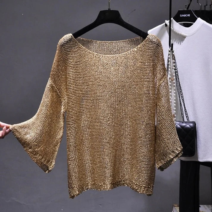Echoarchiv | Elegante Paillettenpullover