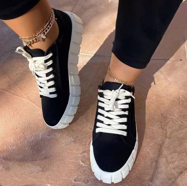 Modische orthopädische Damenschuhe mit PlatEchoarchivusohle
