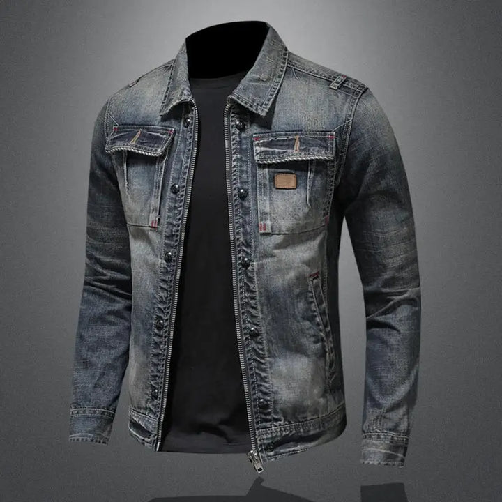 Echoarchiv - Lässige und stilvolle Herbst Vintage JEchoarchivnsjacke für Herren