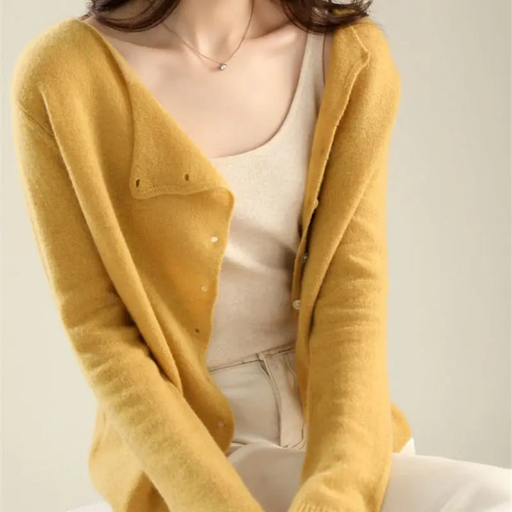 Echoarchiv | Vintage Kaschmir-Strickjacke