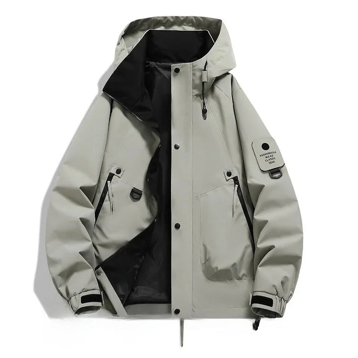 Echoarchiv Damen WindbrEchoarchivker Jacke mit Kapuze und Stehkragen