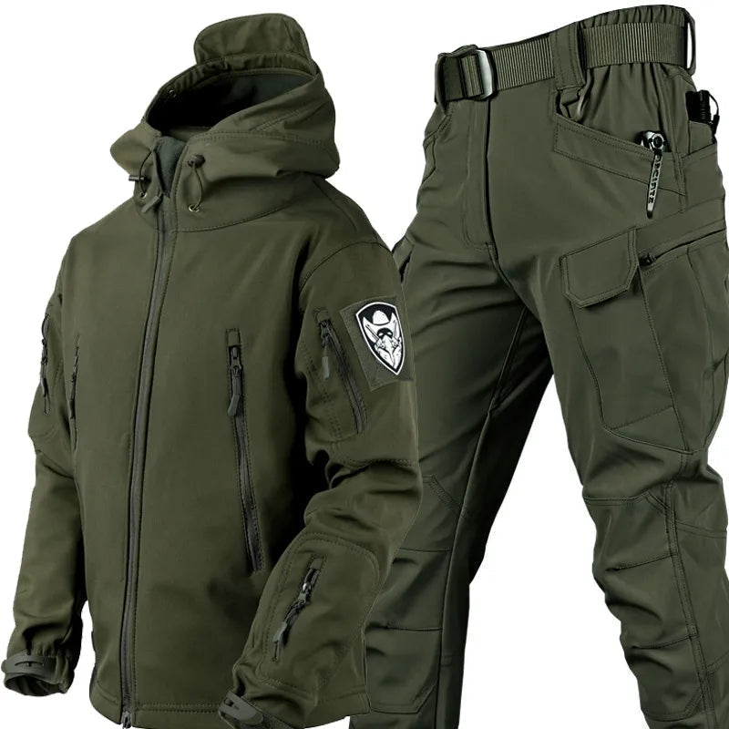 Herren multifunktionale Jacke mit Fleece-Innenfutter und Reißverschluss – Echoarchiv