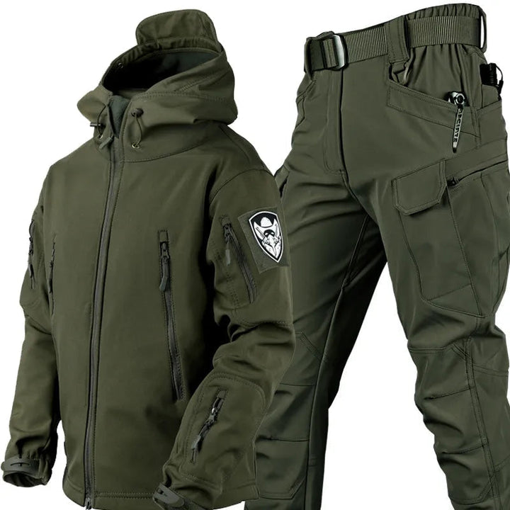 Herren multifunktionale Jacke mit Fleece-Innenfutter und Reißverschluss – Echoarchiv
