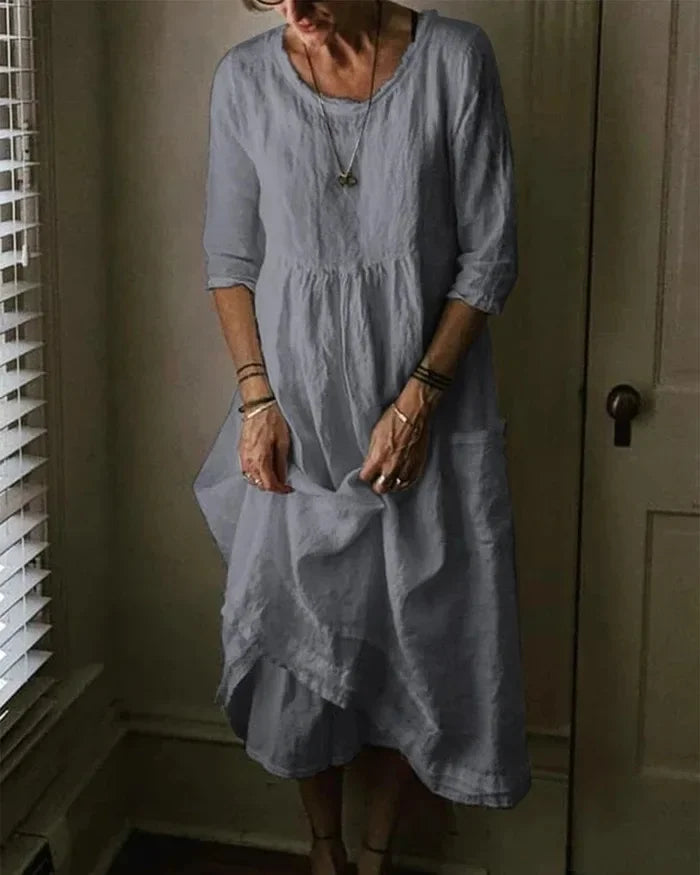 Echoarchiv | Oversize Kleid aus Baumwolle für Frauen