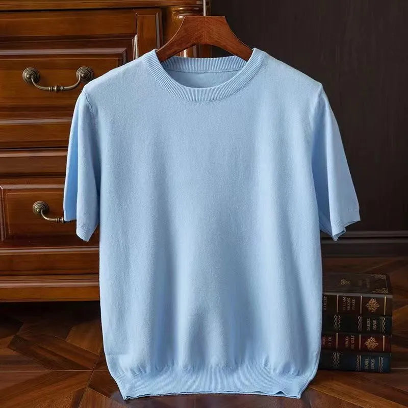 Echoarchiv | Kaschmir Kurzarm T-Shirt