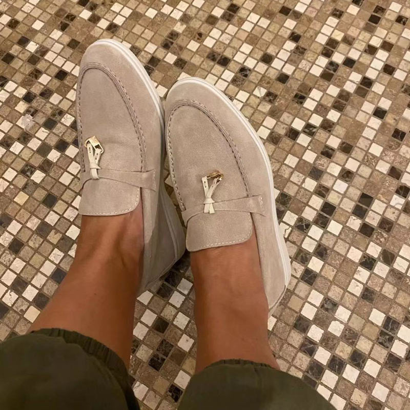 Loafers Damen-Loafer mit Schloss-Detail – Lioré