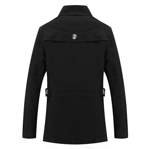Echoarchiv - Stylischer langer Herbst-Trenchcoat für Herren