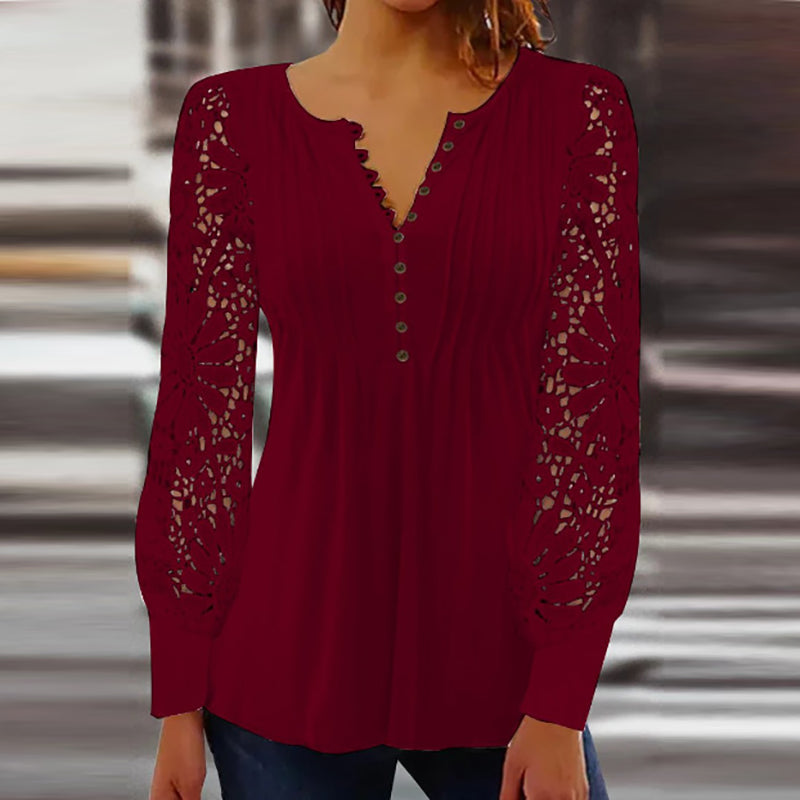 Echoarchiv | Cutipie Elegante Bluse mit Langen Ärmeln