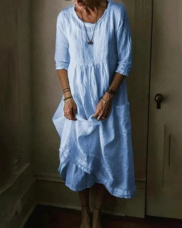 Echoarchiv | Oversize Kleid aus Baumwolle für Frauen