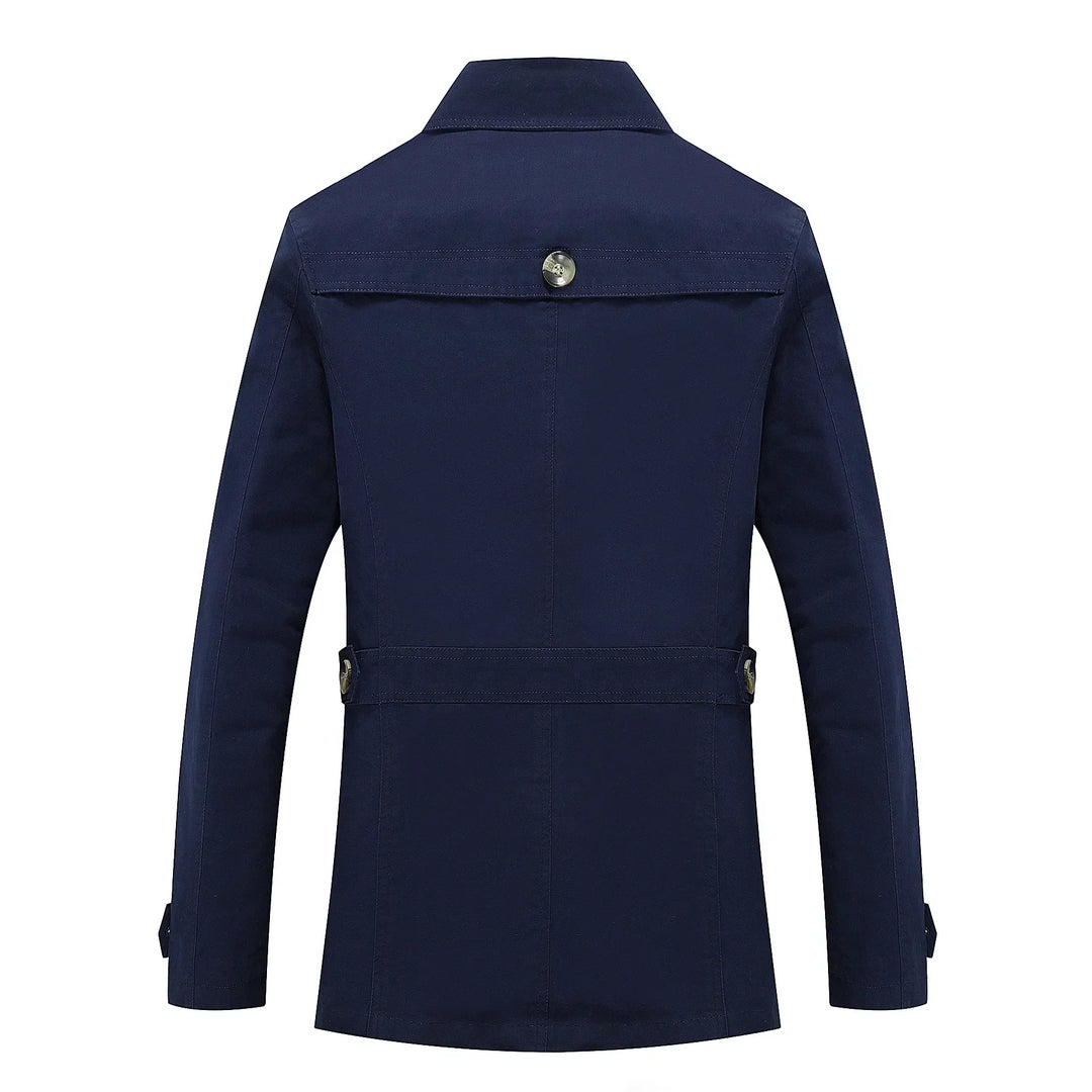 Echoarchiv - Stylischer langer Herbst-Trenchcoat für Herren