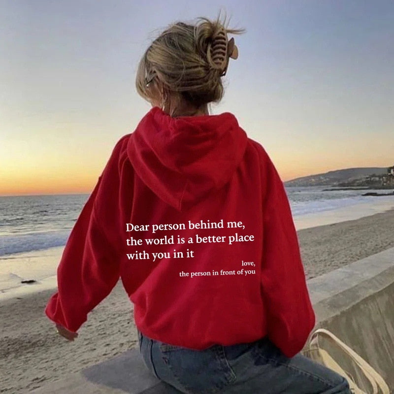 Echoarchiv | Angel Liebe Person Hinter Mir Unisex Hoodie