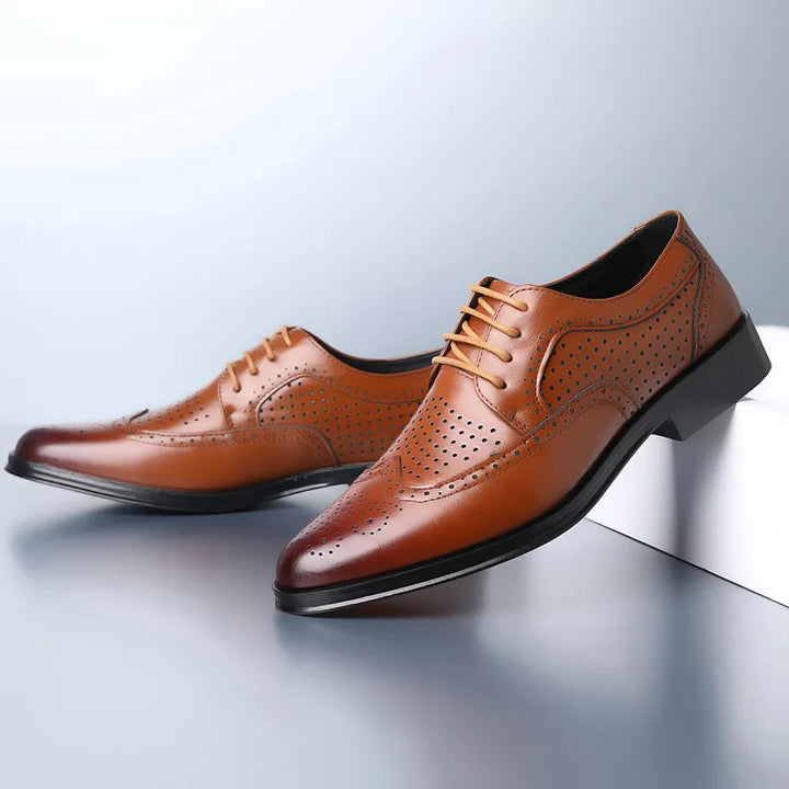 Echoarchiv | Bequeme Oxford Herren Business Anzug Schuhe