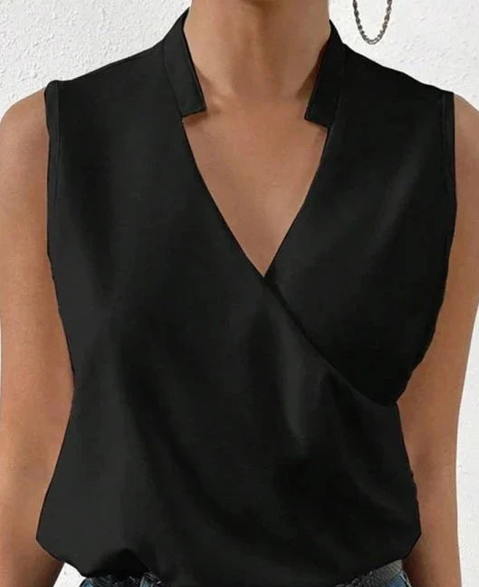 Echoarchiv | Elegantes Ärmelloses Einfarbiges Top