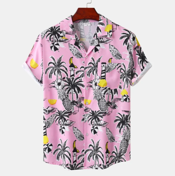 Echoarchiv | Hawaii Surf Floral Hemd für Herren