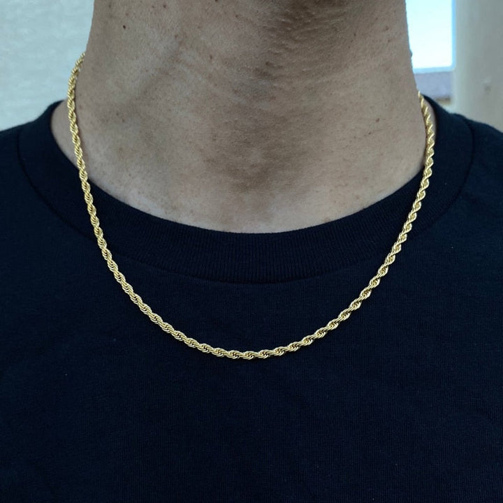 Stilvolle Herren-Halskette mit Kette – Valdoro